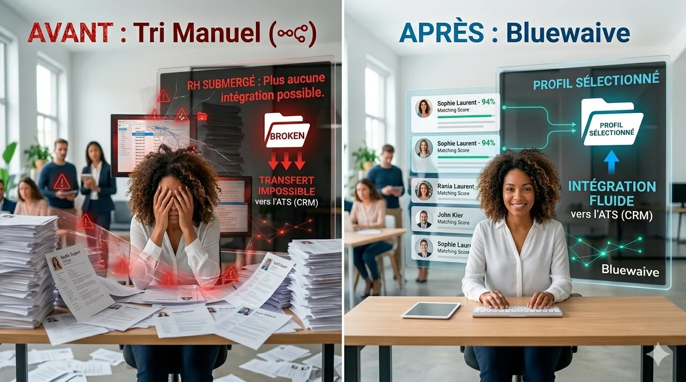 Graphique gain de temps RH automatisé